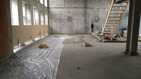 Полимерный пол для бара «Волковская пивоварня» у метро Курская, Москва: Объект до начала работ