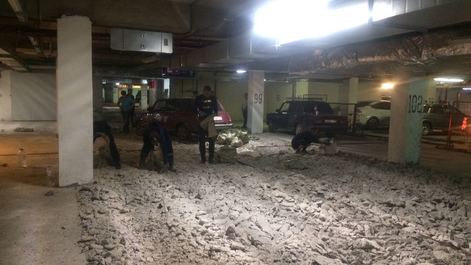 Промышленный пол для паркинга в ТЦ «Парк», Красногорск: Объект до начала работ