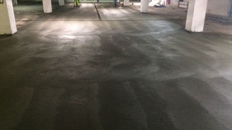 Промышленный пол для паркинга в ТЦ «Парк», Красногорск: Объект после